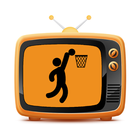 Basketball on TV icon