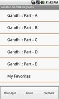 Gandhi – An Autobiography Affiche