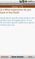 Interview FAQs & Tricks 2016 تصوير الشاشة 1