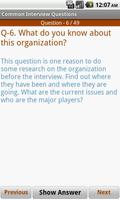 Interview FAQs & Tricks 2018 capture d'écran 2
