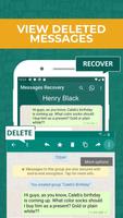 برنامه‌نما Recover Deleted Messages for WhatsApp عکس از صفحه