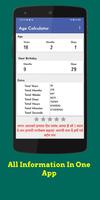 Age Calculator captura de pantalla 3