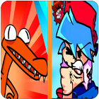 FNF Rainbow Orange Story Mod иконка