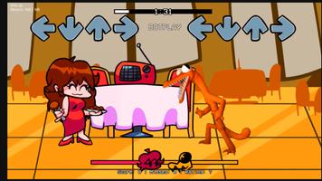FNF Rainbow Orange Story Mod постер