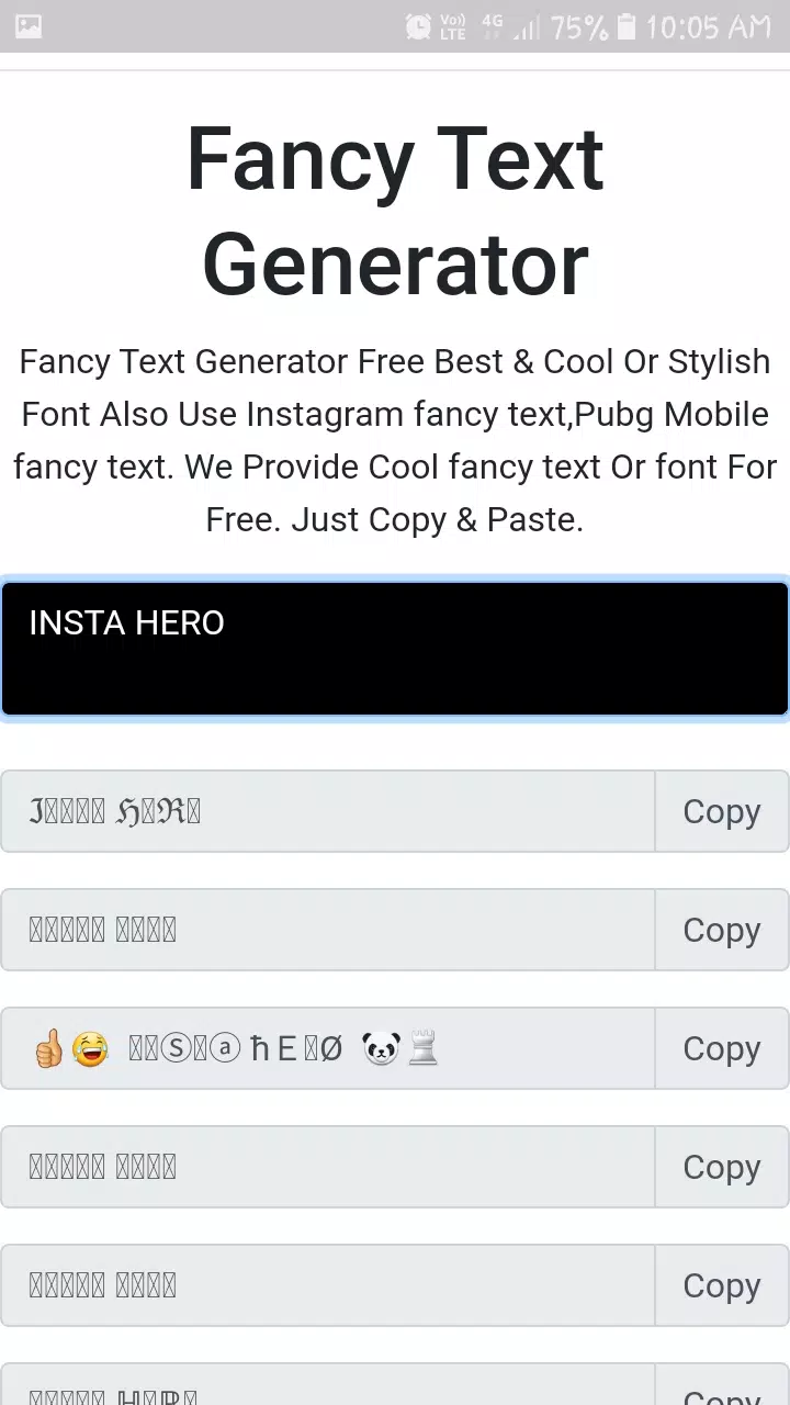 Luxury Text Generator APK for Android Download