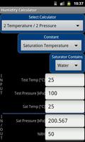 Humidity Calculator syot layar 1