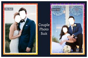 Wedding Couple photo suit Affiche
