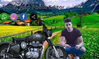 Bullet Men Moto Photo Editor Affiche