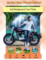 Bullet Men Moto Photo Editor captura de pantalla 1