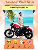 Bullet Men Moto Photo Editor captura de pantalla 2