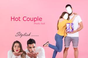 Hot Couple Photo Suit Poster