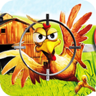 Crazy Chicken Shooting - Angry Chicken Knock Down 아이콘