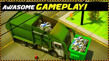 Garbage Truck : New York City Dump Truck Driver Affiche