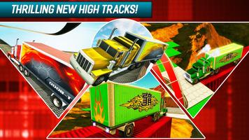 Happy Crazy wheels Trailers - Impossible Road Race screenshot 1