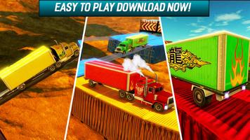 Happy Crazy wheels Trailers - Impossible Road Race screenshot 3