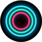 Neon Glow C - Icon Pack icône