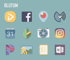 Blutum - Icon Pack постер