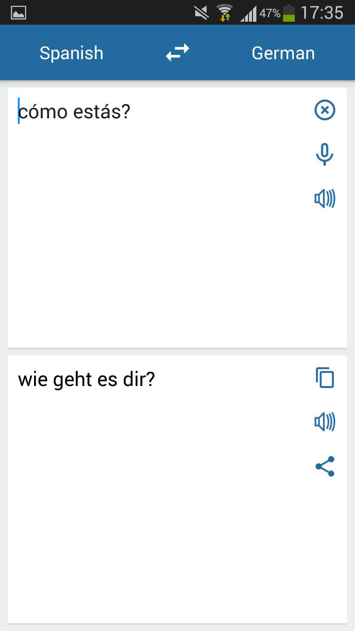 Deutsch Spanisch Übersetzer für Android - APK herunterladen