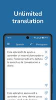 Spanish Portuguese Translator poster