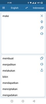 Indonesian English Translator screenshot 2