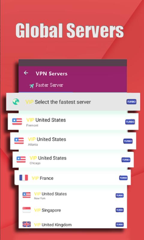 Fastest server. Turbo VPN андроид адрес.