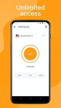 VPN Free pro-unlimited & SPeed proxy master screenshot 1