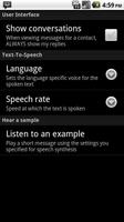 SMS Speak capture d'écran 3