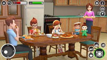 Twins Mother Simulator Game 3D screenshot 2