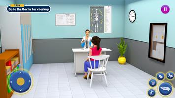 Twins Mother Simulator Game 3D تصوير الشاشة 2