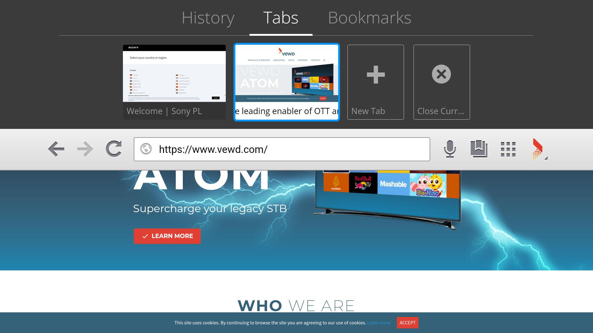 Internet Browser For Sony Tv For Android Apk Download