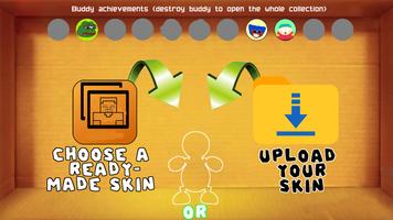 Kick the Rainbow Add your skin poster