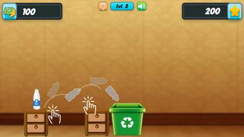 Throw a Bottle Jump 2D Game poster