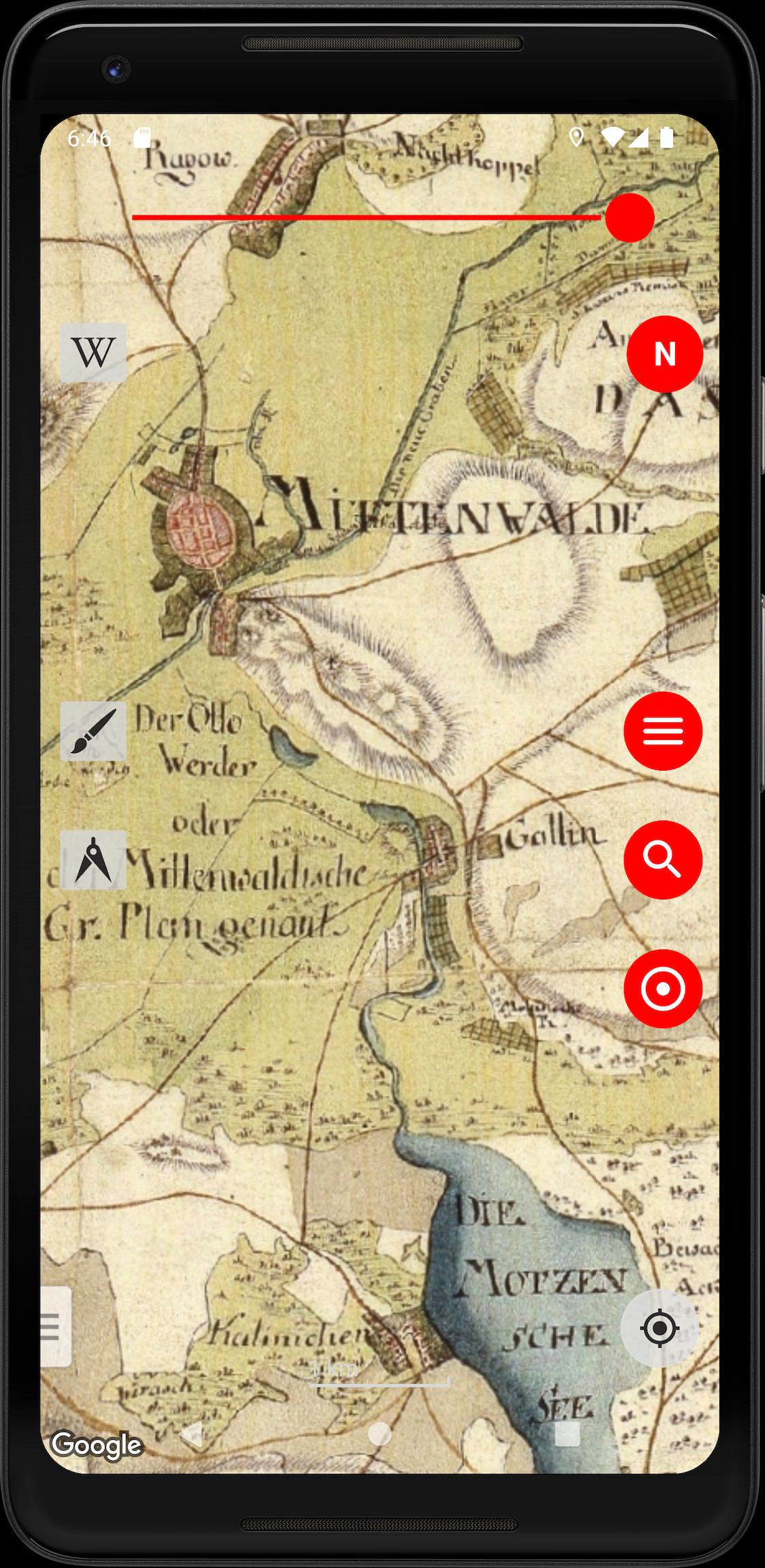 Vetus Maps. Наложение старой карты на новую. Vetus Maps.