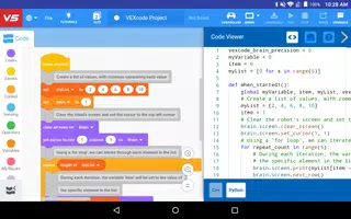 VEXcode V5 screenshot 3