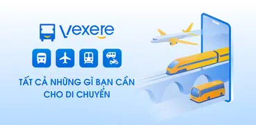 Vexere: Vé xe Máy bay Tàu hỏa
