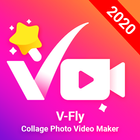 Collage Maker VFly-Status: Photo Video Maker আইকন
