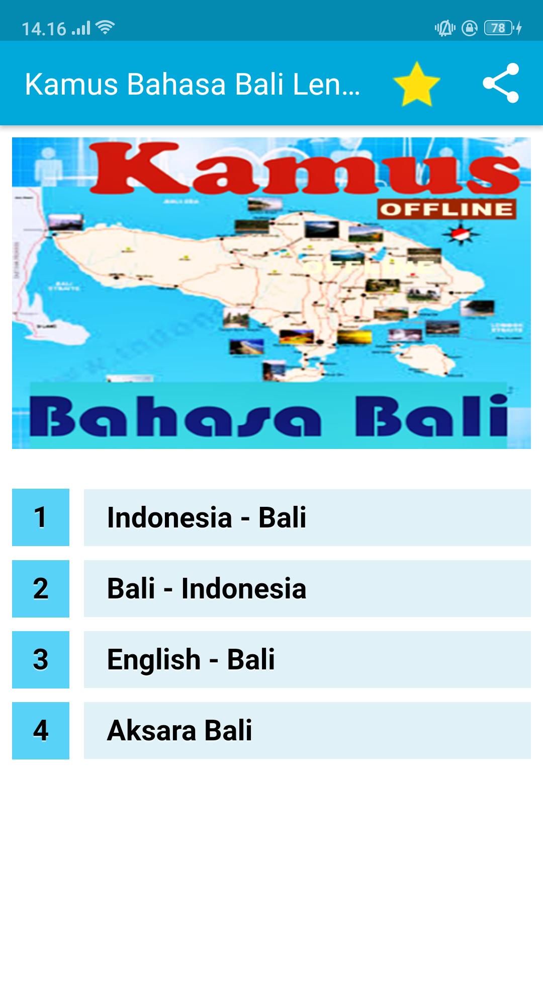Kamus Bahasa Bali Lengkap For Android Apk Download