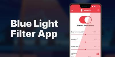 Blue Light Filter and Blocker - Rednite Affiche
