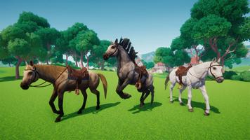 West Cowboy Horse Racing Game capture d'écran 1