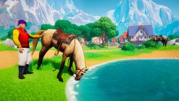 West Cowboy Horse Racing Game capture d'écran 3