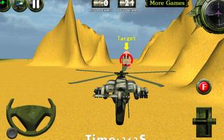 Военный вертолет Flight Sim постер