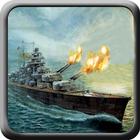 Warship marine 3D bataille icône