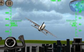 3D Airplane Flight Simulator পোস্টার