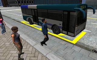 3D市街地走行 - バス駐車場 ポスター
