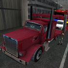Car transporter 3D truck sim icône