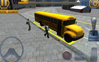 Schoolbus Driving 3D Simulator اسکرین شاٹ 1