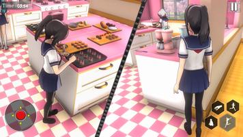 Anime Japanese Girl Life Games স্ক্রিনশট 1