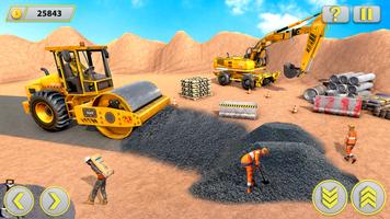 City Road Construction Sim 3D capture d'écran 3