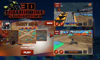 Motor Bike Mania 3D Stunt capture d'écran 2