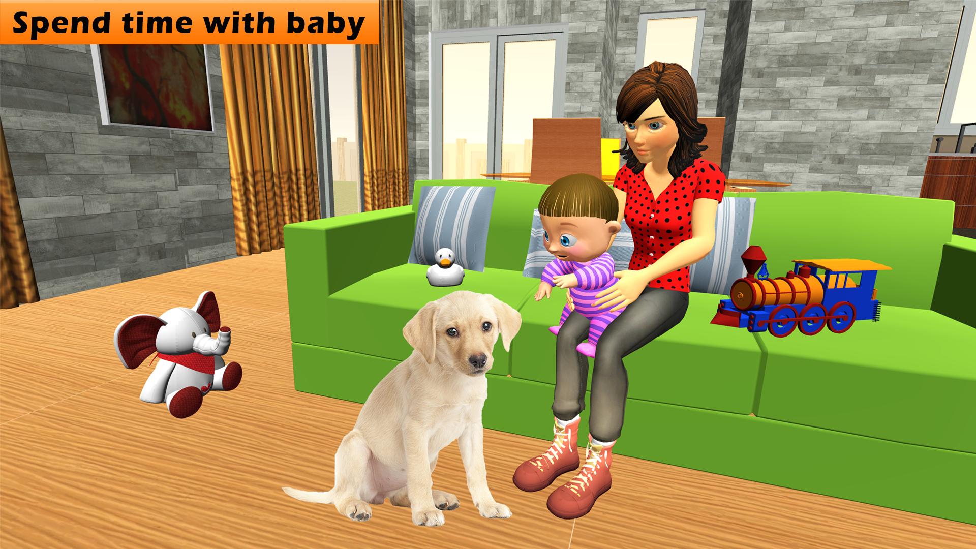 New Virtual Mother Life Simulator Baby Care Games For Android Apk Download - roblox life game green glory flower